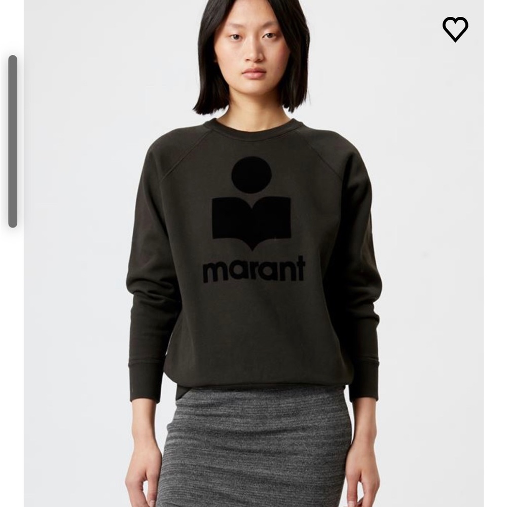 Isabel Marant Milly Logo Sweatshirt. Size 34